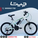 مقایسه محصولات چیتا 17 دوچرخه چیتا سایز 20 اورسایز ترمز ویبریک سفیدسبز با طوقه مشکی با قمقمه